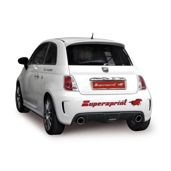 Supersprintターボダウンパイプ～リアマフラー [Abarth 500/500C