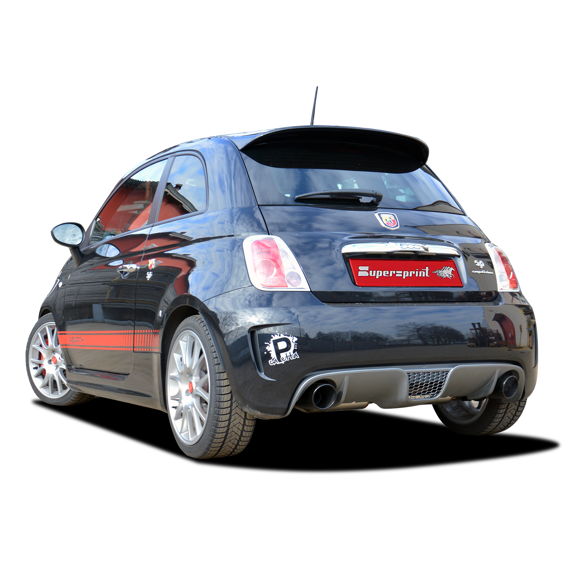 Supersprintリアマフラー [Abarth 595 2017- 31214T 1.4T 145ps
