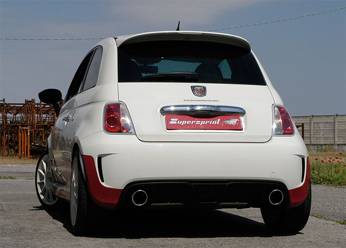 Supersprintターボダウンパイプ～リアマフラー [Abarth 500/500C