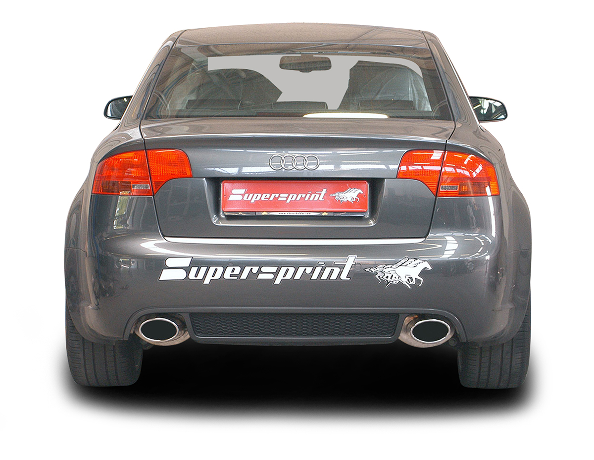 Supersprintダウンパイプ～リアマフラー(純正バルブ非対応) [Audi RS4
