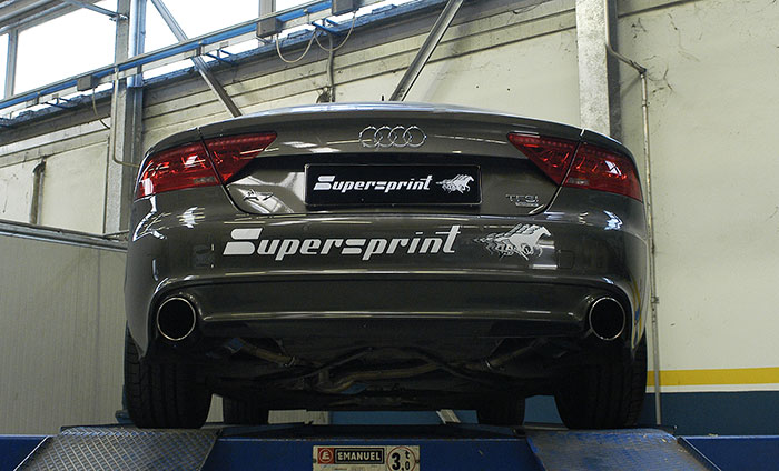 Supersprintダウンパイプ~リアマフラー [Audi A7(4G) スポーツ Supersprintダウンパイプ~リアマフラー [Audi A7(4G) スポーツ