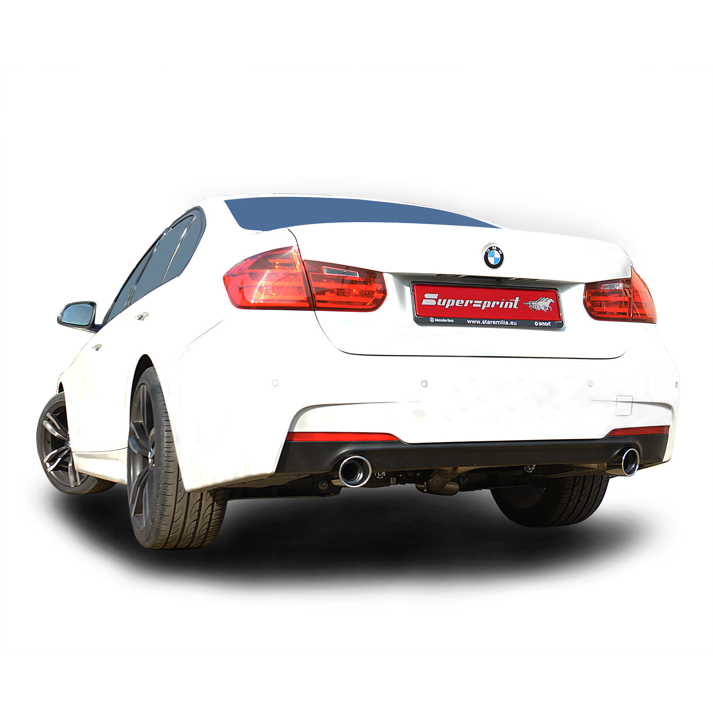Supersprintコネクティングパイプ+リアマフラー [BMW F30 320d