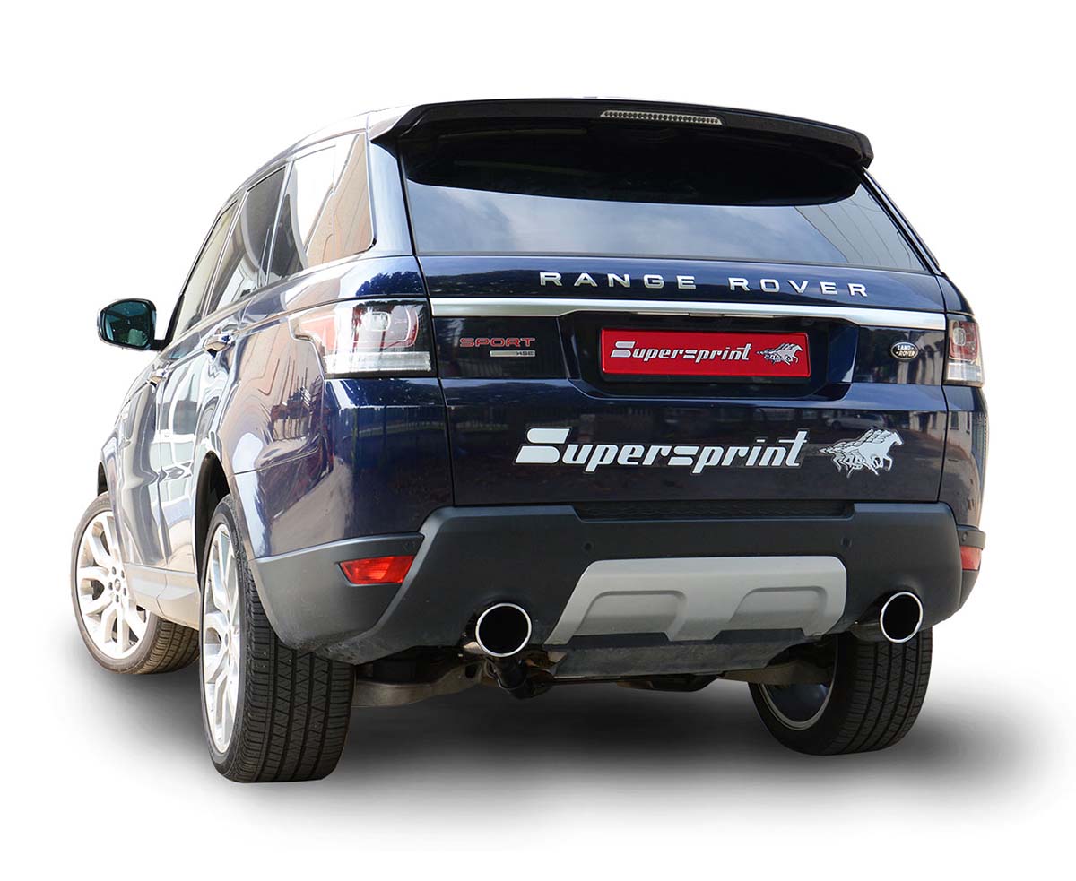 Supersprintリアマフラー [Land Rover レンジローバースポーツ Mk2 SE